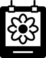 solid icon for photo vector