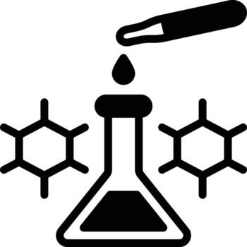 sólido icono para compuesto vector