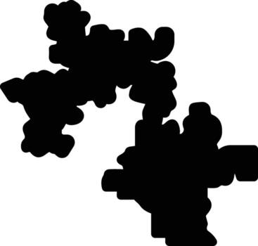 solid icon for orlando vector