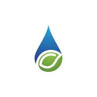 plantilla de logotipo de gota de agua vector