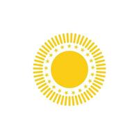 Sun Vector illustration Icon