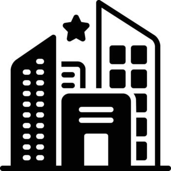 solid icon for estate vector