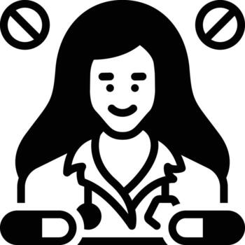 solid icon for md vector