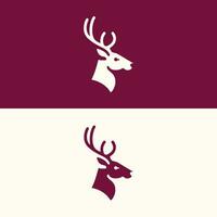 Deer Logo Design Template. Deer vector logo. deer icon.