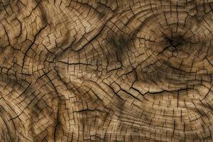 AI generated Seamless Tree Trunk Texture photo