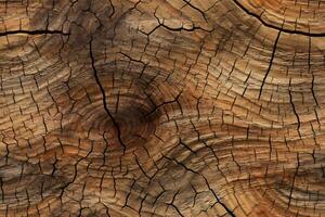 AI generated Seamless Tree Trunk Texture photo