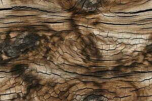 AI generated Seamless Tree Trunk Texture photo