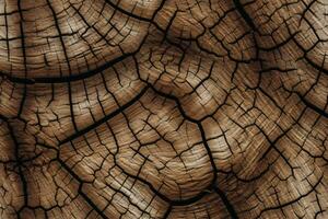 AI generated Seamless Tree Trunk Texture photo