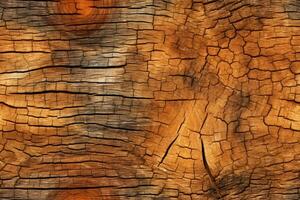 AI generated Seamless Tree Trunk Texture photo