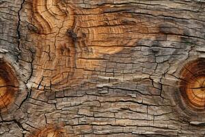 AI generated Seamless Tree Trunk Texture photo