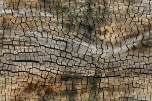 AI generated Seamless Tree Trunk Texture photo