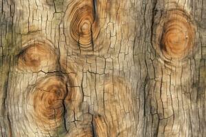 AI generated Seamless Tree Trunk Texture photo