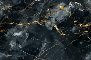 AI generated Seamless Polished Marble Texture. photo