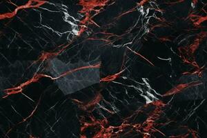 AI generated Seamless Polished Marble Texture. photo