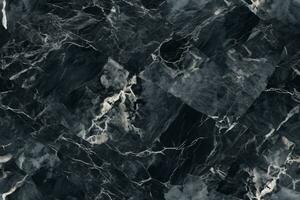 AI generated Seamless Polished Marble Texture. photo