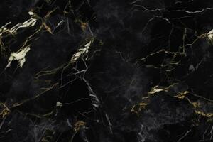 AI generated Seamless Polished Marble Texture. photo