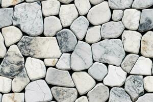 AI generated Seamless Paving Stones Texture photo