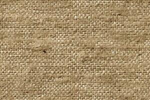 AI generated Seamless Burlap Fabric Texture photo