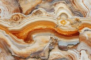 AI generated Seamless Petrified Wood Texture photo