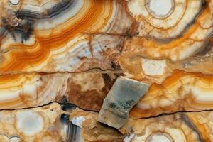 AI generated Seamless Petrified Wood Texture photo