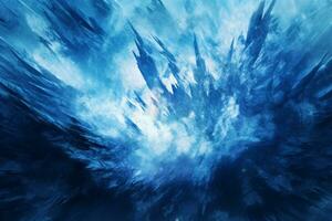 AI generated Abstract Explosion of Icy Background photo