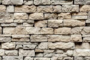 AI generated Seamless Natural Stones Texture photo