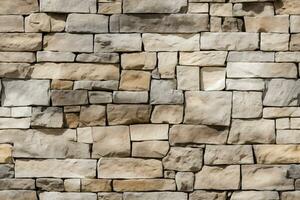 AI generated Seamless Natural Stones Texture photo