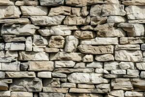 AI generated Seamless Natural Stones Texture photo