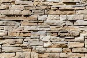 AI generated Seamless Natural Stones Texture photo