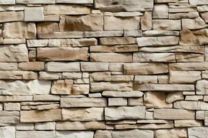 AI generated Seamless Natural Stones Texture photo