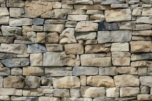 AI generated Seamless Natural Stones Texture photo