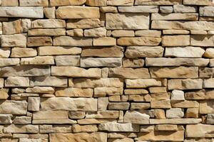 AI generated Seamless Natural Stones Texture photo