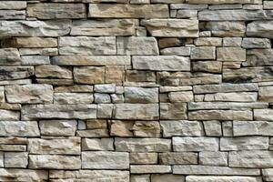 AI generated Seamless Natural Stones Texture photo