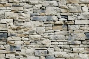 AI generated Seamless Natural Stones Texture photo