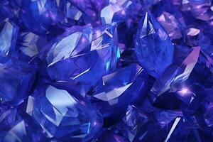 AI generated Beautiful Crystal Background photo