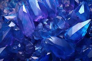 AI generated Beautiful Crystal Background photo