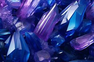AI generated Beautiful Crystal Background photo