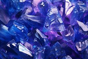 AI generated Beautiful Crystal Background photo