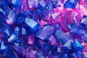 AI generated Beautiful Crystal Background photo