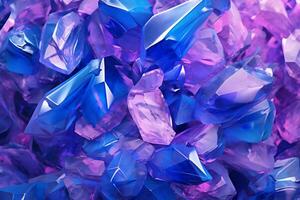 AI generated Beautiful Crystal Background photo