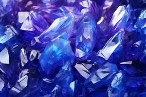 AI generated Beautiful Crystal Background photo