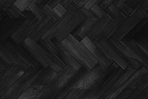 AI generated Seamless Black Wood Texture photo