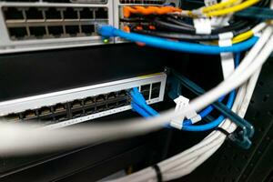 Network Switch in datacenter photo