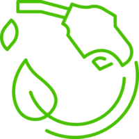 eco bränsle linje ikon symbol illustration png