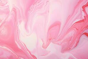 AI generated Abstract background of acrylic paint in pink and white colors, Pink purple marble texture background. photo