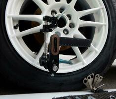 Measuring Toolkits For Adjusting Vehicle Wheel Rim photo