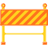 Roadblocks Illustration PNG