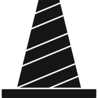 tráfego cone ícone preenchidas estilo png