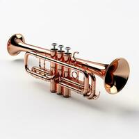 ai generado 3d trompeta modelo foto