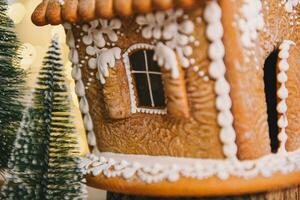 Navidad vistoso galletas para antecedentes foto